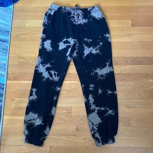 Tye-dye sweat pants
